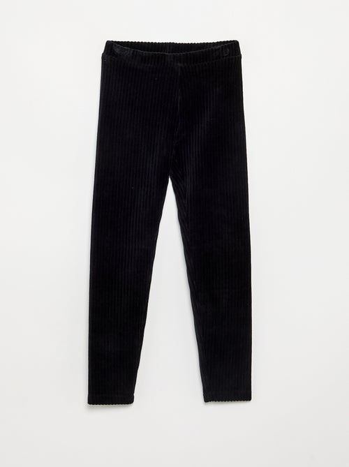 Lot de 2 leggings en velours côtelé - Kiabi