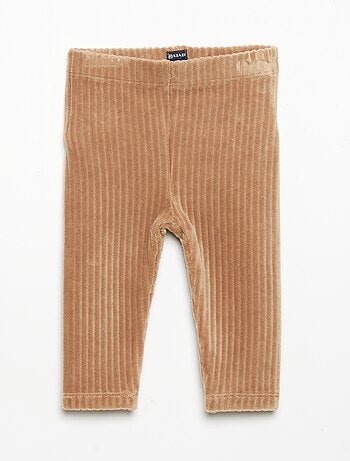 Lot de 2 leggings en velours côtelé