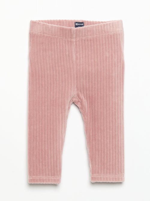 Lot de 2 leggings en velours côtelé - Kiabi