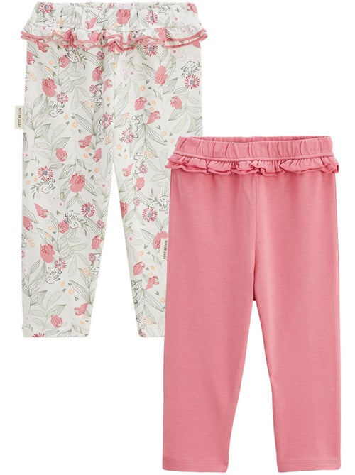 Lot de 2 leggings enfant Anaelle - Kiabi