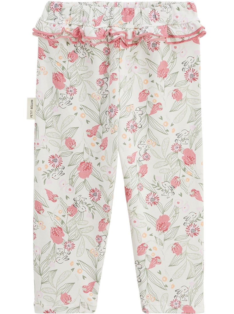 Lot de 2 leggings enfant Anaelle Rose - Kiabi