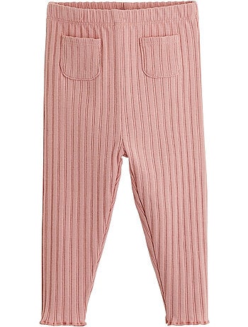 Lot de 2 leggings enfant côtelés Cléo