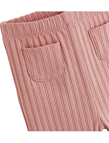 Lot de 2 leggings enfant côtelés Cléo