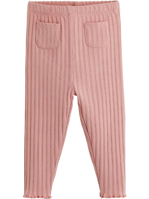 Lot de 2 leggings enfant côtelés cléo - Kiabi Lot de 2 leggings enfant côtelés cléo - Kiabi
