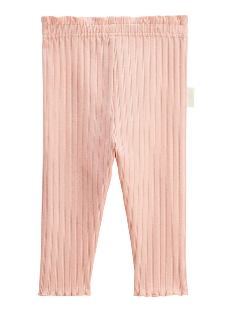 Lot de 2 leggings enfant côtelés Dina Rose - Kiabi