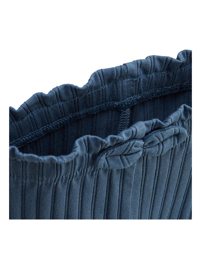 Lot de 2 leggings enfant côtelés Dina Rose - Kiabi