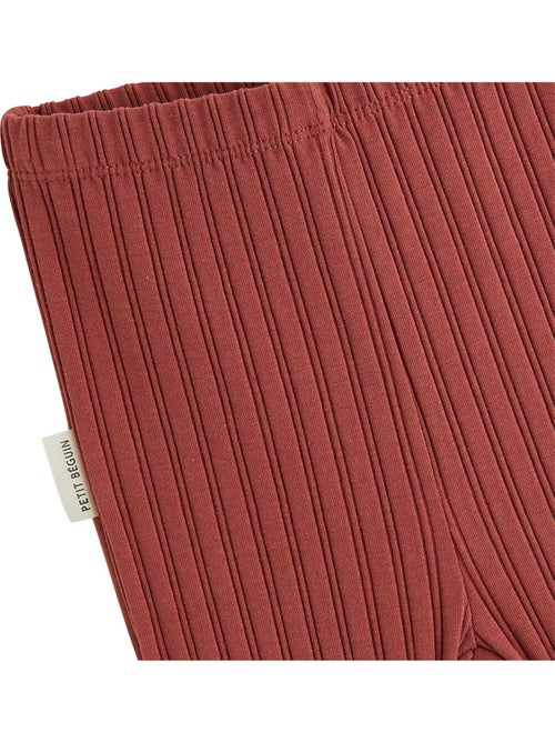 Lot de 2 leggings enfant côtelés léa - Kiabi Lot de 2 leggings enfant côtelés léa - Kiabi
