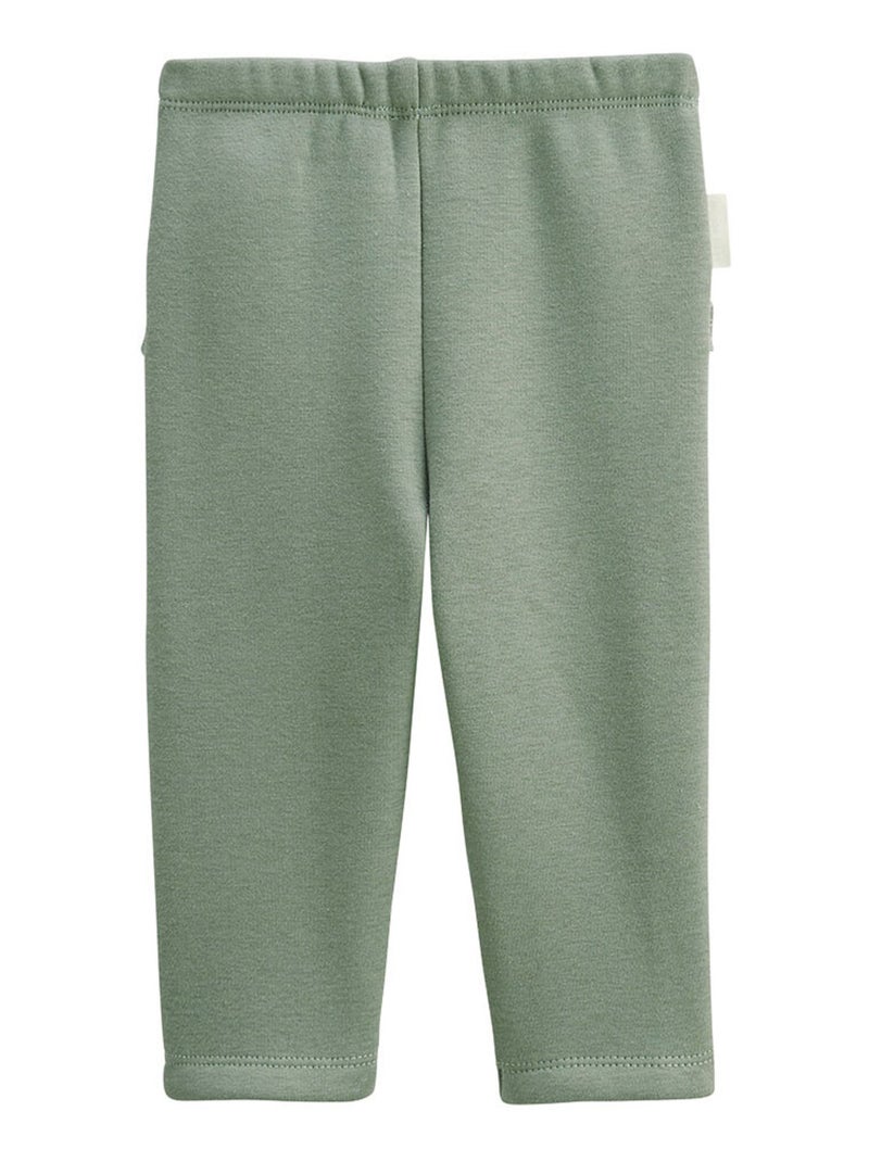 Lot de 2 leggings enfant en molleton ultra chaud Lison Vert - Kiabi