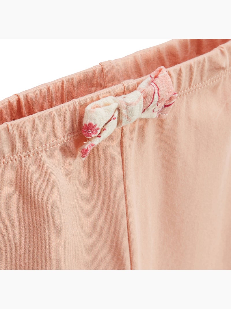 Lot de 2 leggings enfant Santa Giulia Orange corail - Kiabi