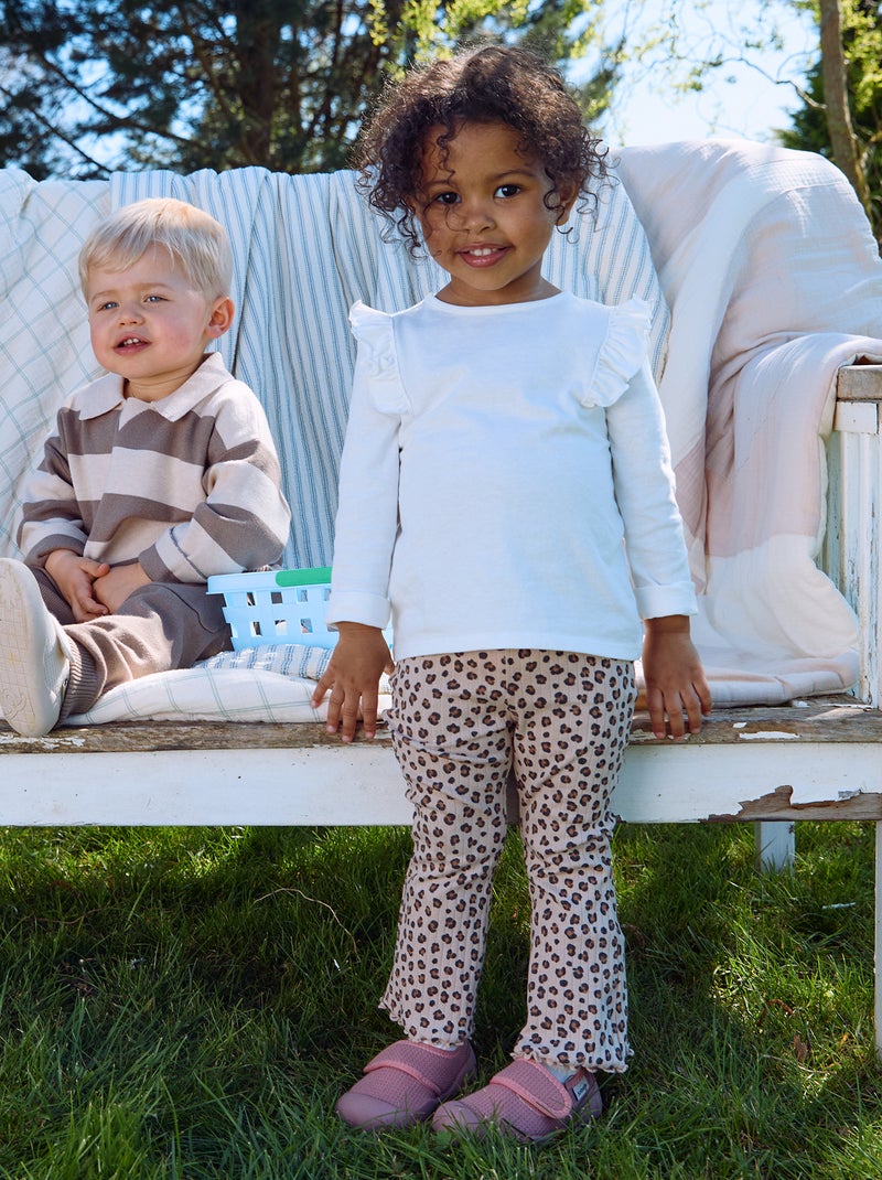 Lot de 2 leggings flare Beige - Kiabi
