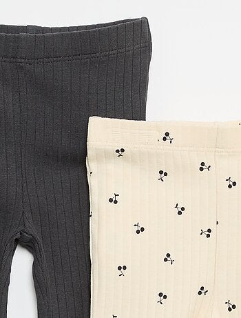 Lot de 2 leggings flare