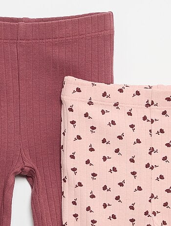 Lot de 2 leggings flare