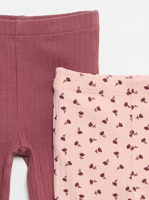 Lot de 2 leggings flare - Kiabi Lot de 2 leggings flare - Kiabi