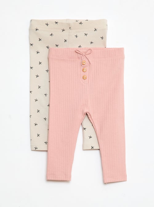 Lot de 2 leggings long - Kiabi