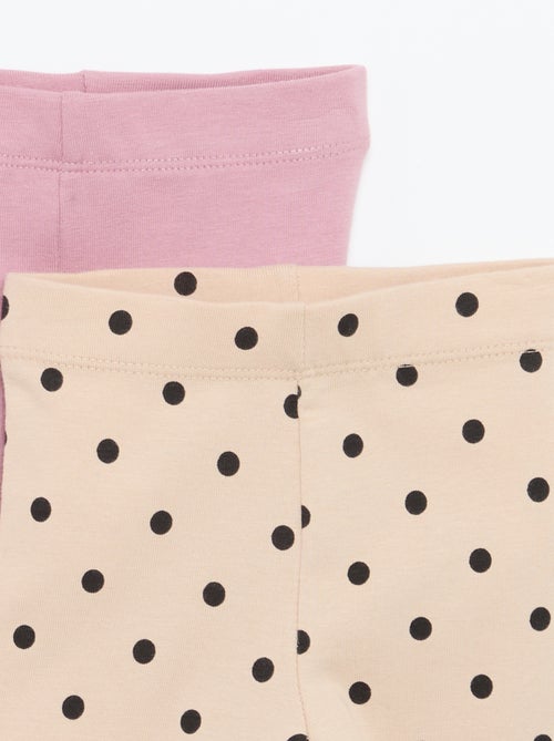 Lot de 2 leggings longs - Kiabi