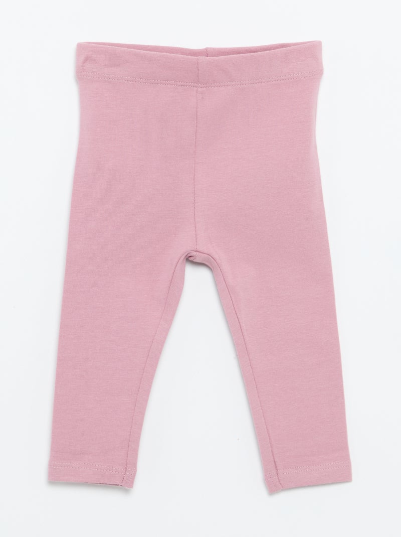 Lot de 2 leggings longs Beige - Kiabi