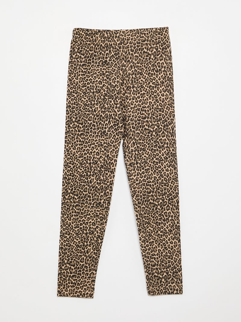 Lot de 2 leggings longs Beige - Kiabi