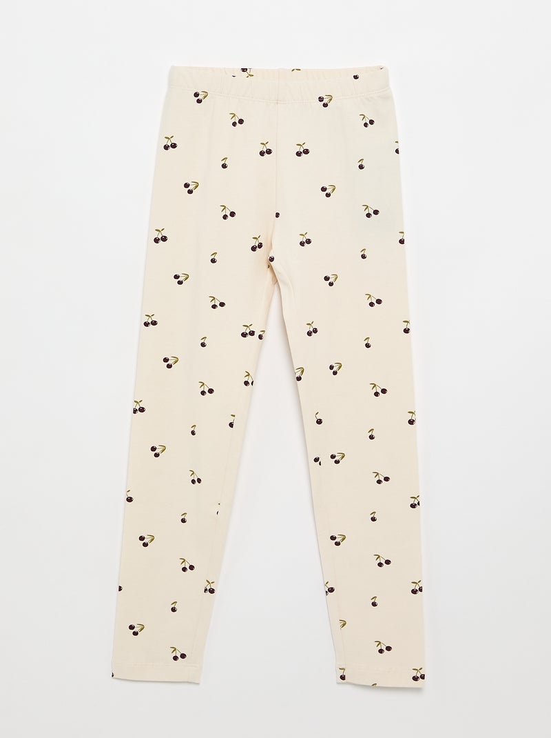 Lot de 2 leggings longs Blanc - Kiabi