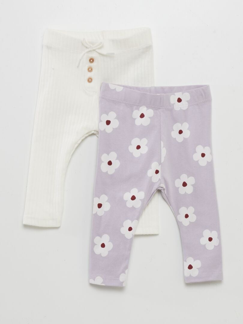 Lot De 2 Leggings De Grossesse Galaxie – Coton, Longueur 3/4, 8 Couleurs, Taille XXL, Confort Absolu Maternité