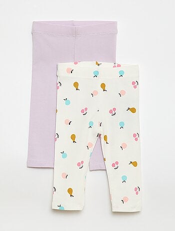Lot de 2 leggings longs