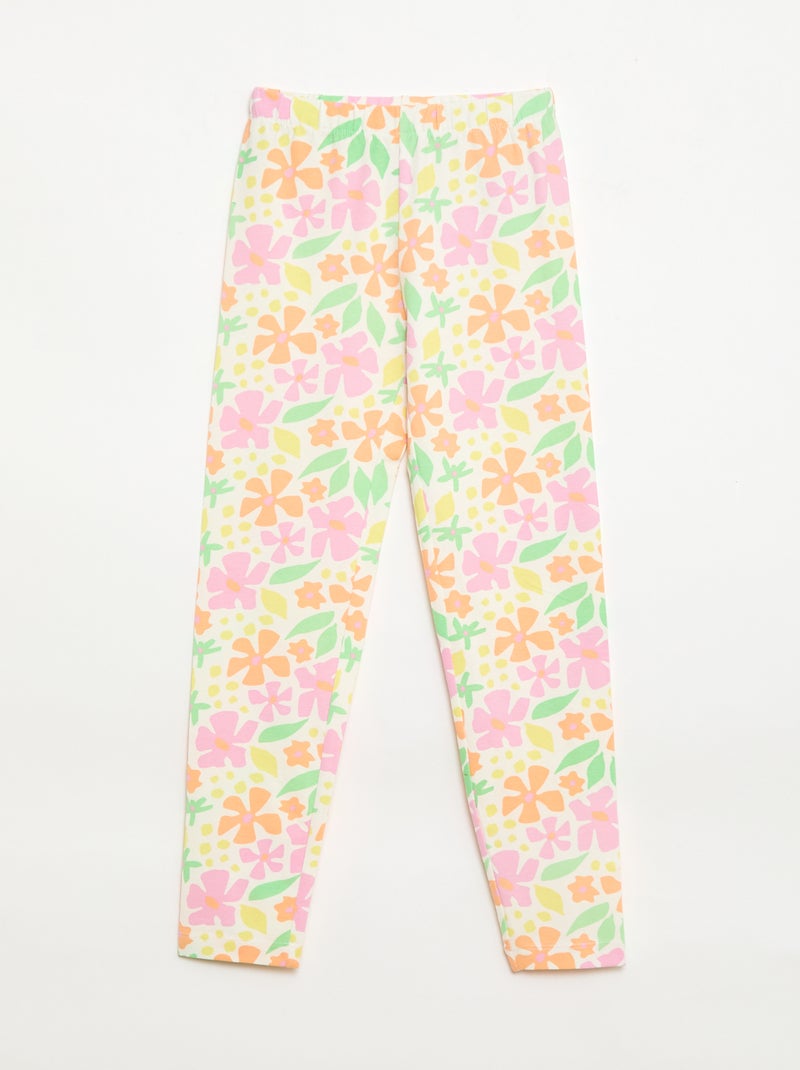 Lot de 2 Leggings longs Orange - Kiabi