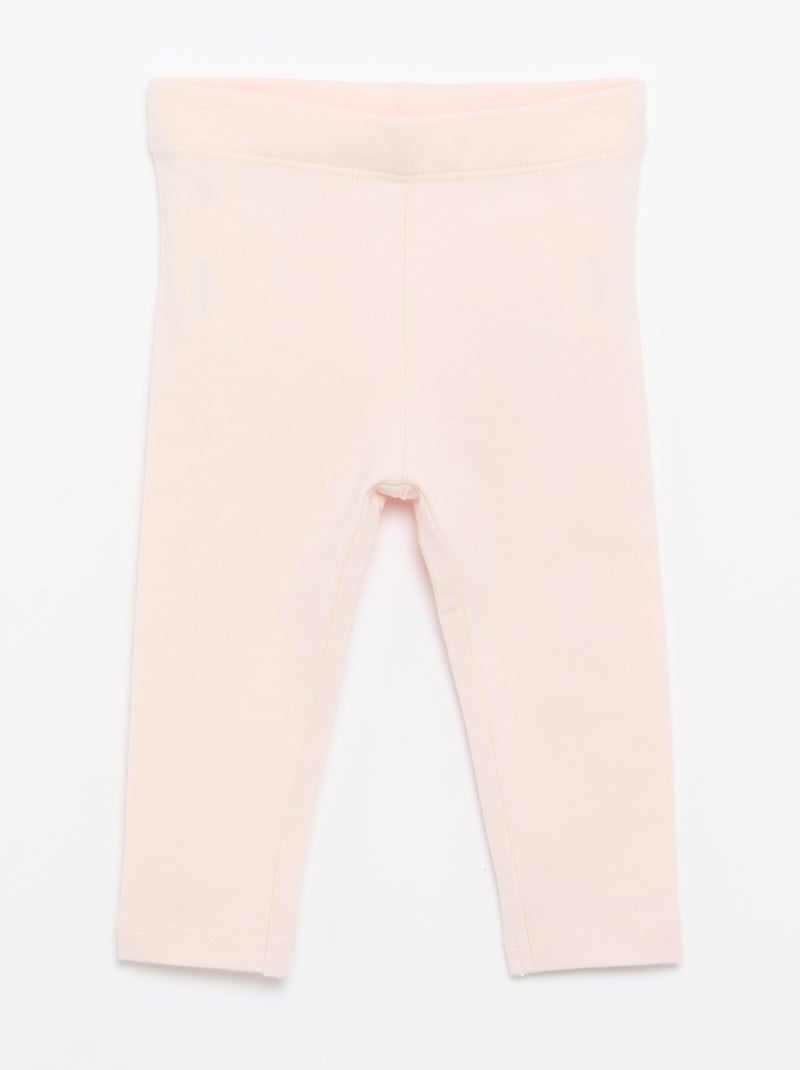 Lot de 2 leggings longs Rose - Kiabi