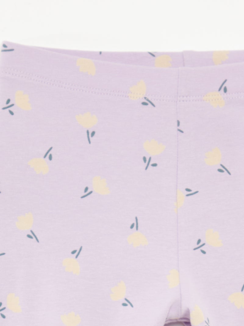 Lot de 2 leggings Rose - Kiabi
