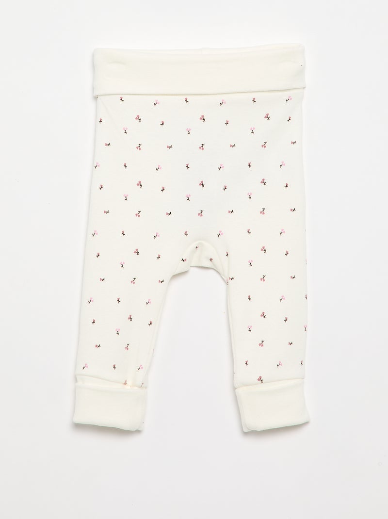 Lot de 2 leggings Rose - Kiabi
