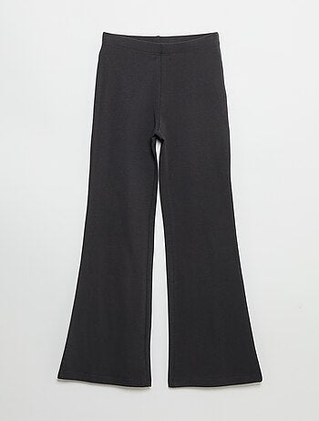 Lot de 2 leggings unis forme flare