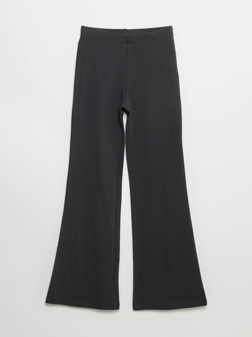 Lot de 2 leggings unis forme flare - Kiabi