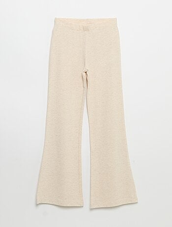 Lot de 2 leggings unis forme flare