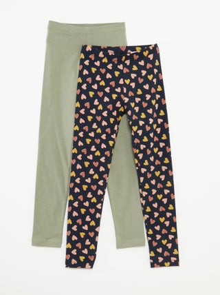 Lot de 2 leggings