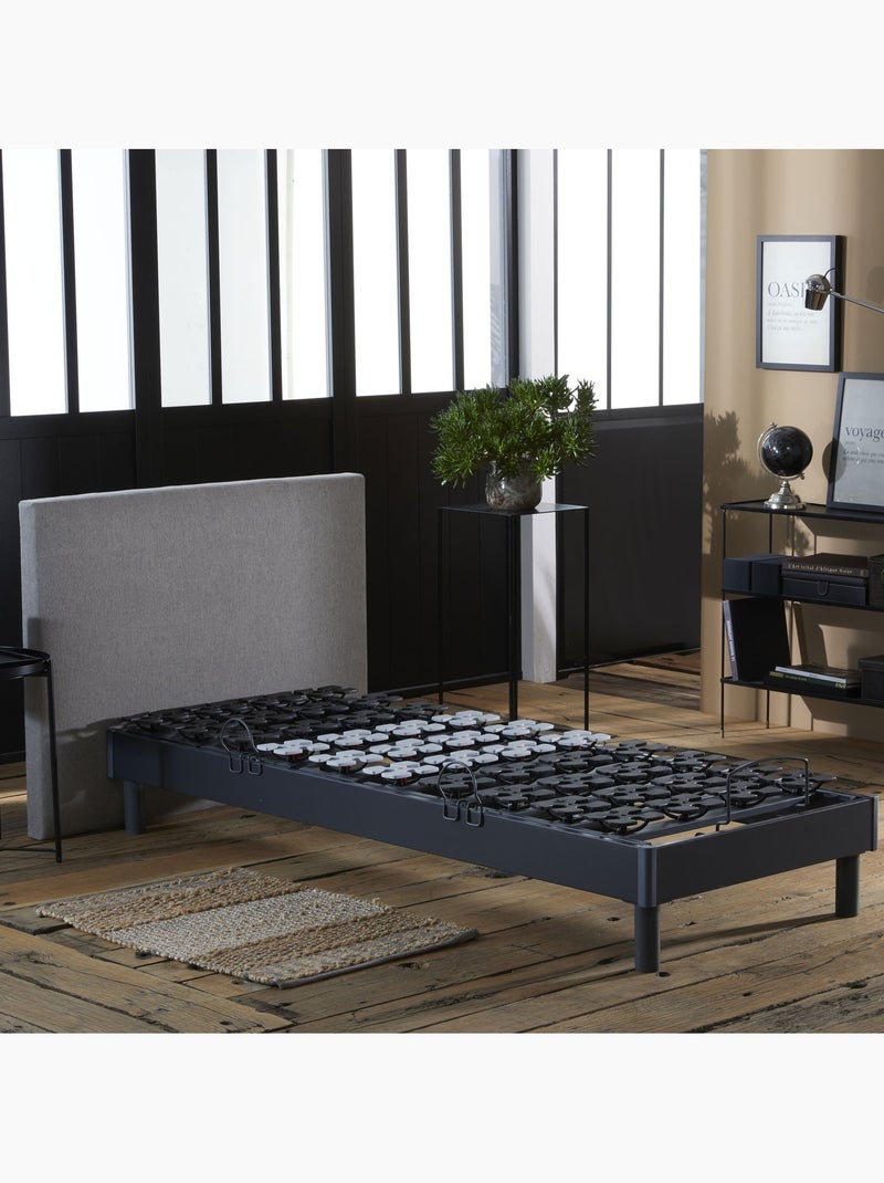 Lot de 2 lits électriques de relaxation à plots gris anthracite gris anthracite - Kiabi