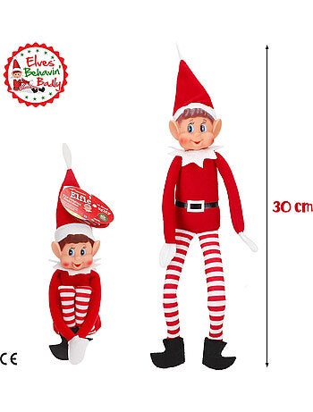 Lot de 2 lutins coquins originaux de 30 cm - elves behavin’ badly