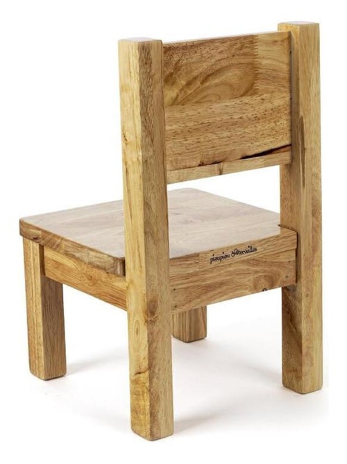 Lot de 2 Ma première chaise Enfant Montessori Bois naturel - Kiabi