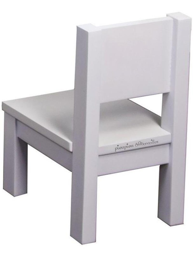 Lot de 2 Ma première chaise Enfant Montessori Gris Gris - Kiabi