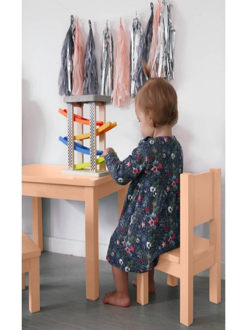Lot de 2 Ma première chaise Enfant Montessori Peach Fuzz Peche - Kiabi