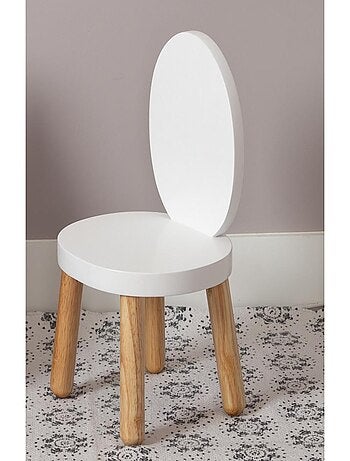Lot de 2 Ma première chaise Enfant Ovaline Blanc