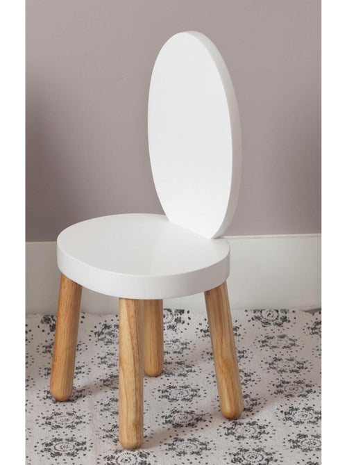 Lot de 2 Ma première chaise Enfant Ovaline Blanc - Kiabi