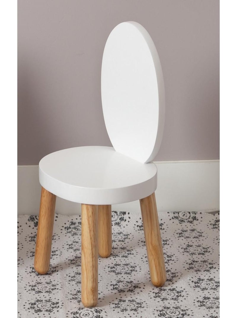 Lot de 2 Ma première chaise Enfant Ovaline Blanc Blanc - Kiabi