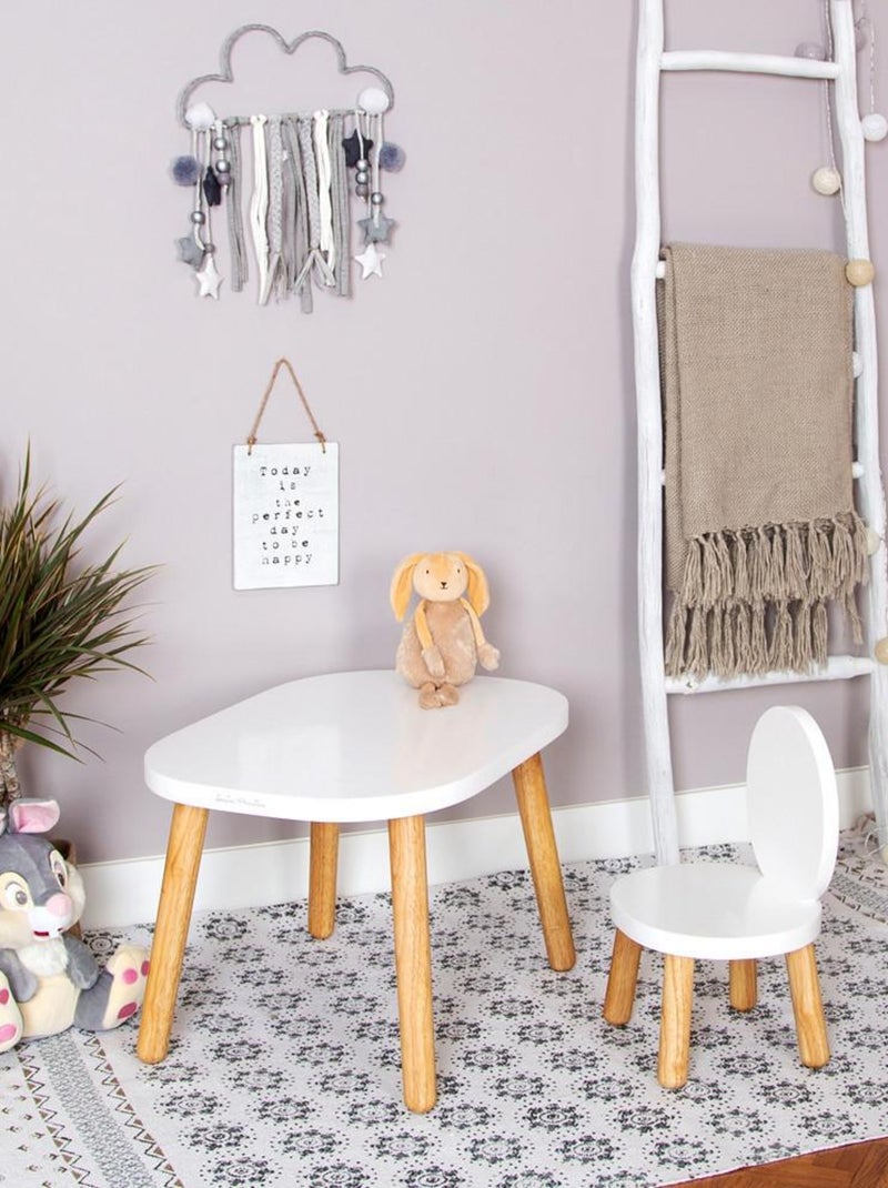 Lot de 2 Ma première chaise Enfant Ovaline Blanc Blanc - Kiabi