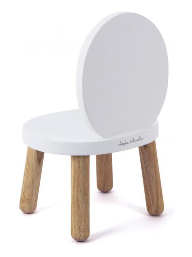 Lot de 2 Ma première chaise Enfant Ovaline Blanc Blanc - Kiabi