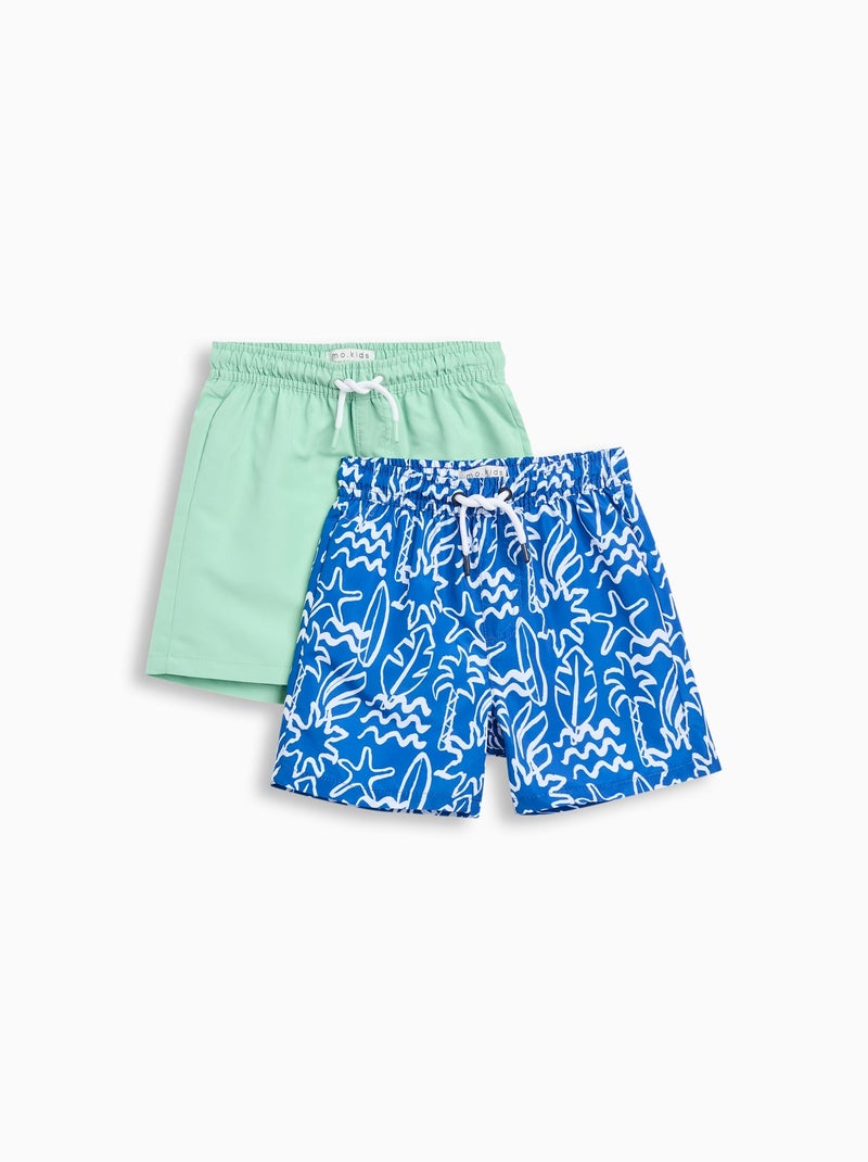 Lot de 2 maillots de bain MO Fashion Vert - Kiabi