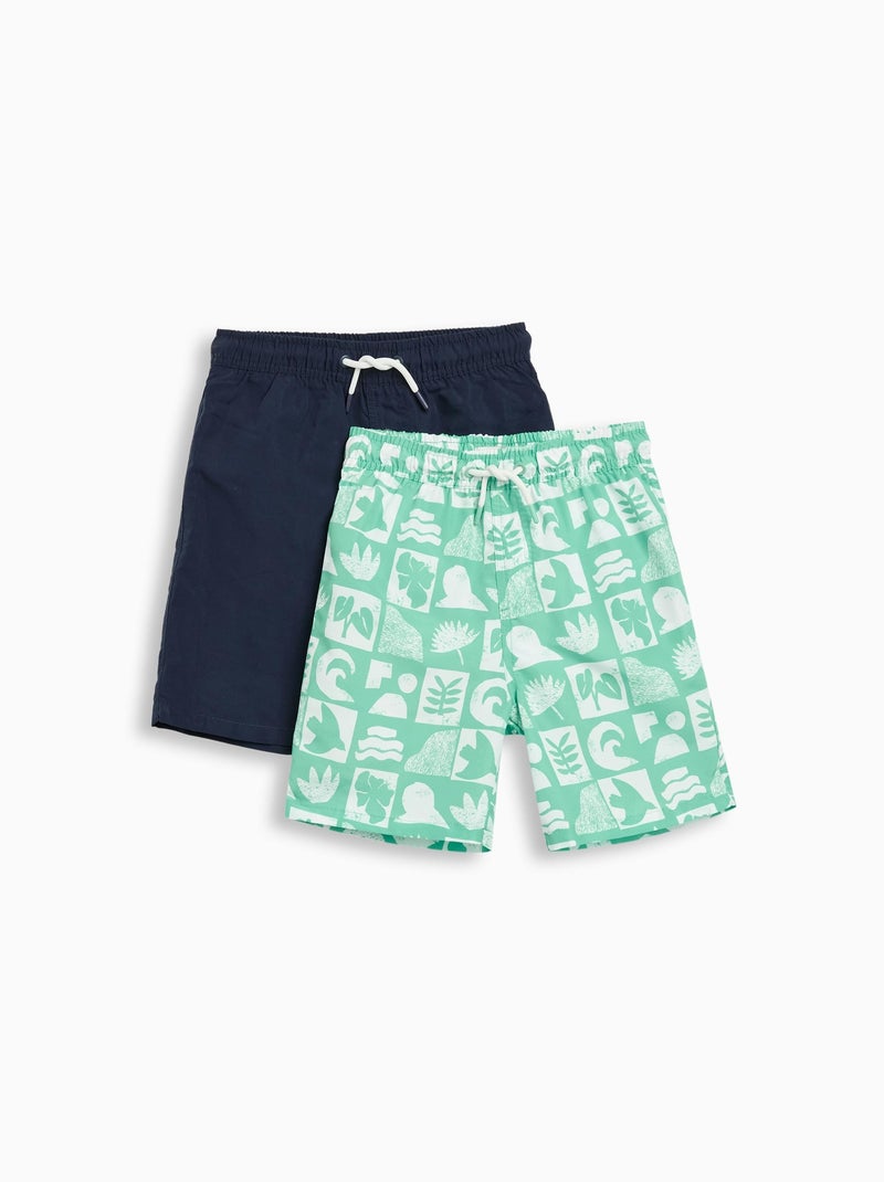 Lot de 2 maillots de bain MO Fashion Vert - Kiabi