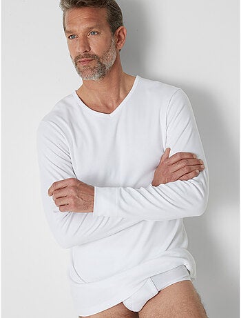 Lot de 2 maillots de corps chauds col V - DAXON