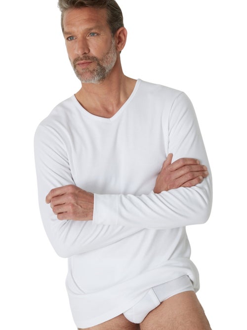 Lot de 2 maillots de corps chauds col V - DAXON - Kiabi