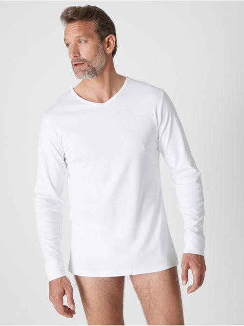 Lot de 2 maillots de corps chauds col V - DAXON - Kiabi