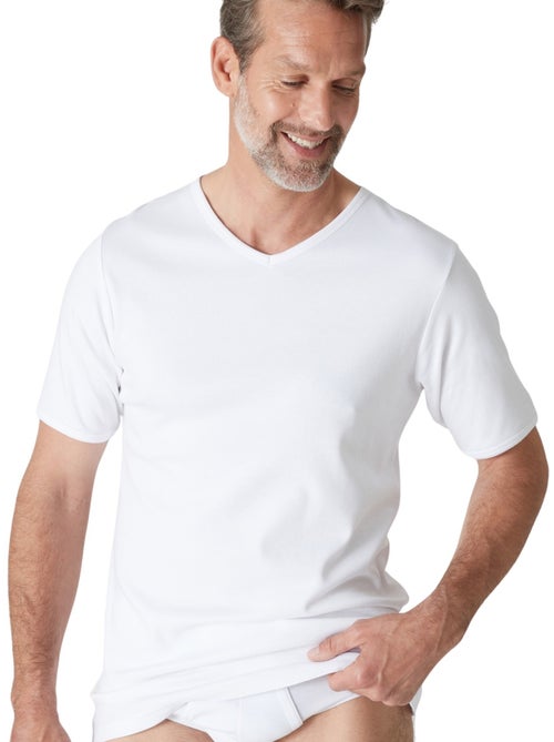 Lot de 2 maillots de corps chauds col V - DAXON - Kiabi