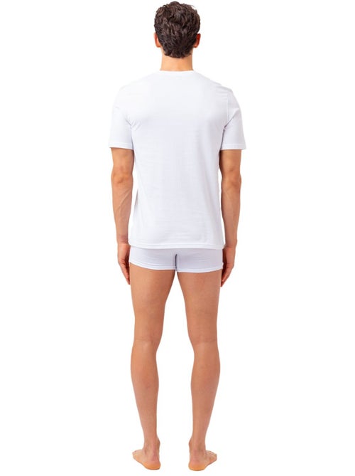 Lot de 2 maillots de corps col rond homme en coton  fila - Kiabi