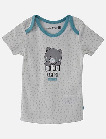 LOT DE 2 MAILLOTS DE CORPS GARCON ELIMANE